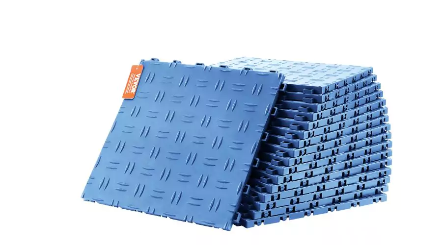 Płytki podłogowe 25 sztuk 305x305x13,4MM Podłoga garażowa niebieska PP