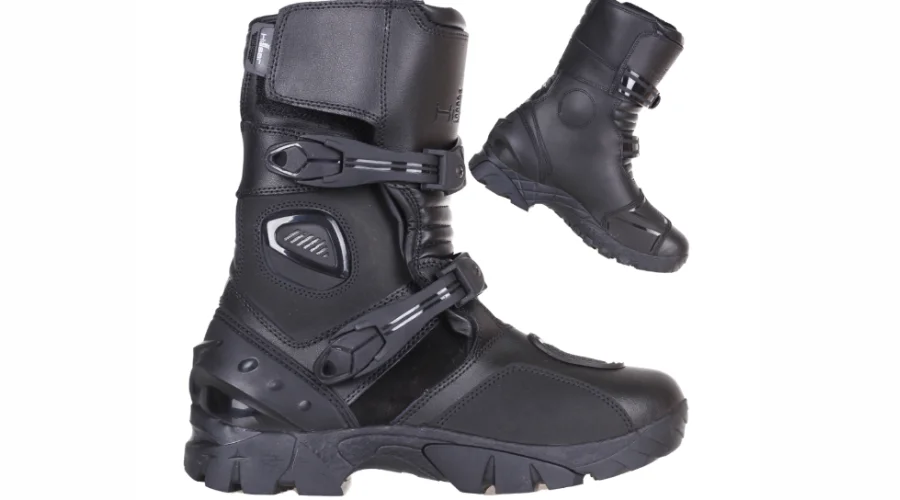 Buty motocyklowe Husar Adventure Touring - Czarne