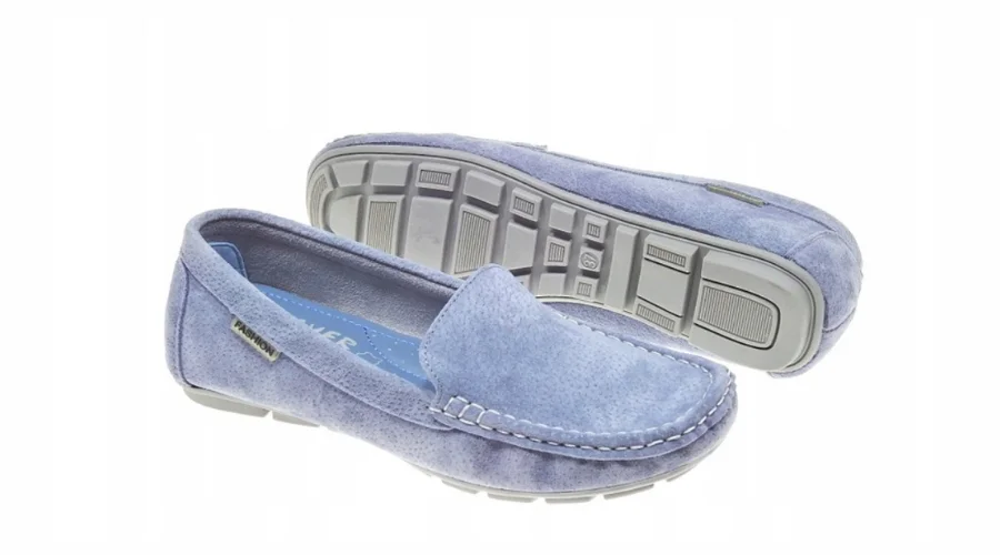 Skórzane mokasyny niskie buty