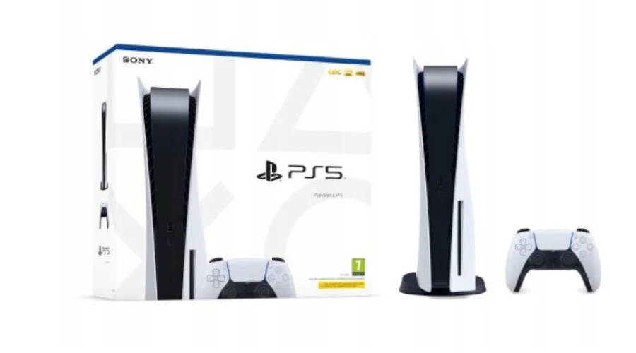 Sony PlayStation 5 825 GB SSD / PS5 825 GB z dyskiem i zestawem podkładek