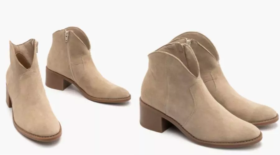 Kowbojskie buty damskie skórzane
