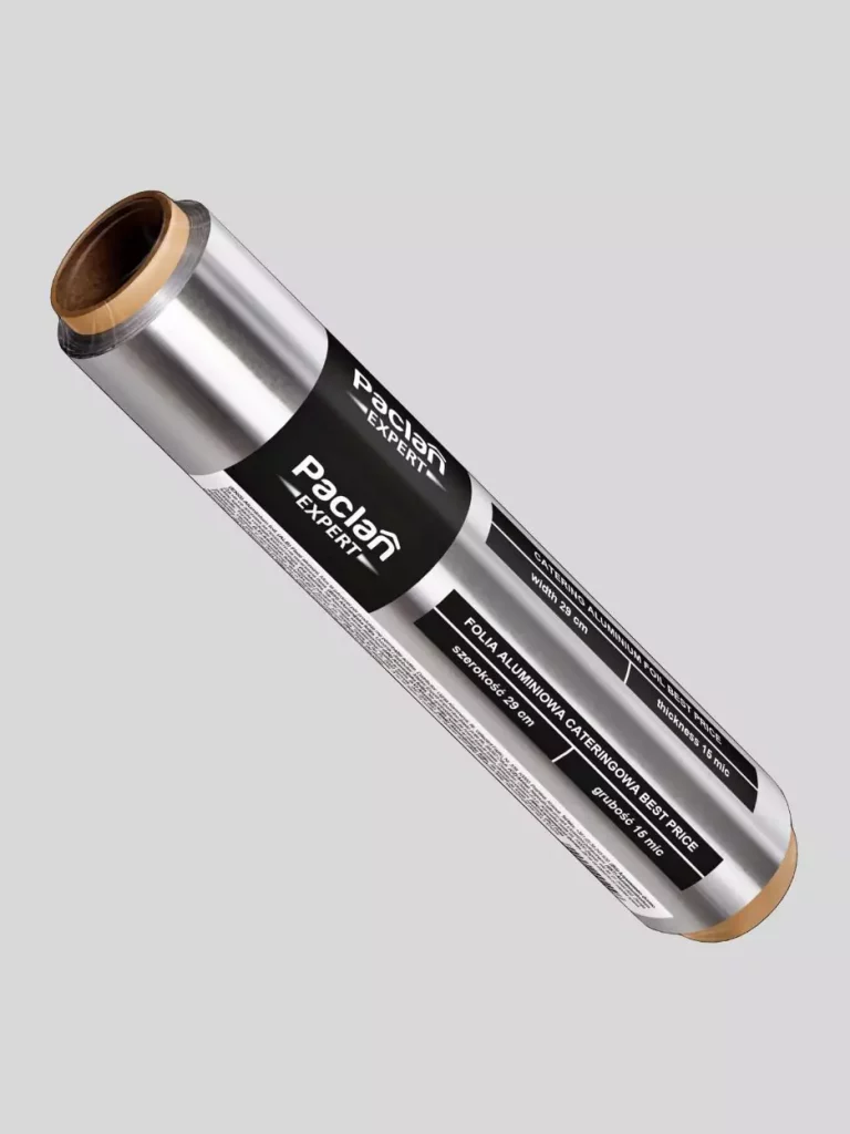 Paclan z grubej folii aluminiowej